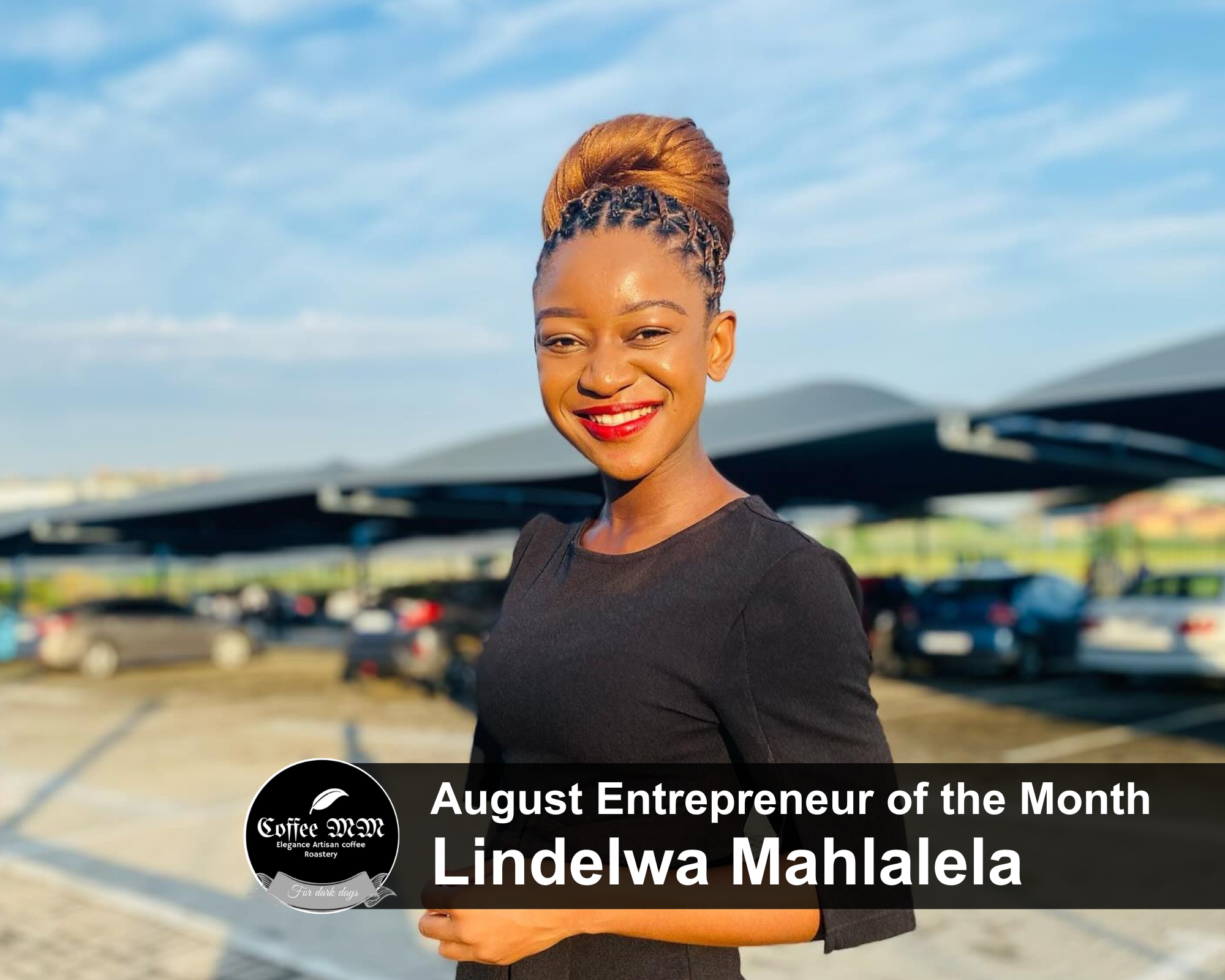 Photo of the August Entrepreneur of the Month, Lindelwa Mahlalela